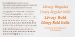 Livory Font Family