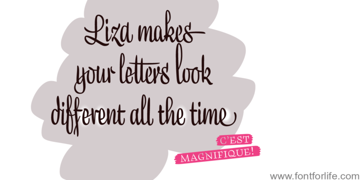 Liza Pro Font