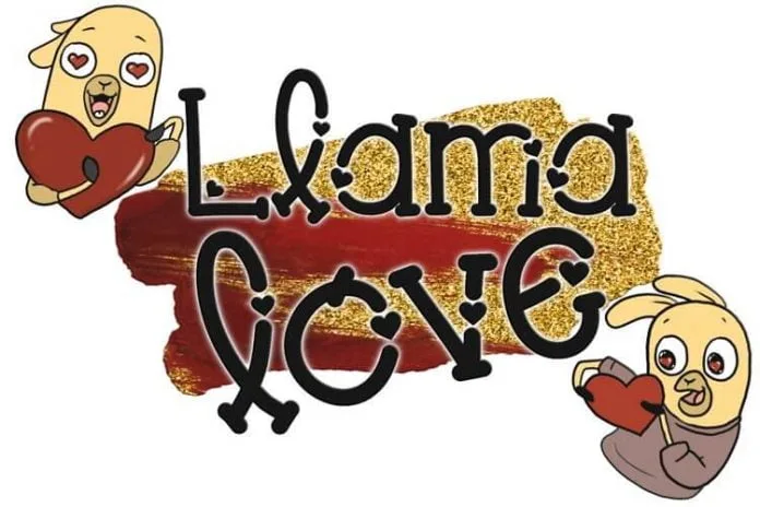 Llama Love Font
