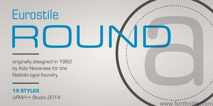 Eurostile Round Font