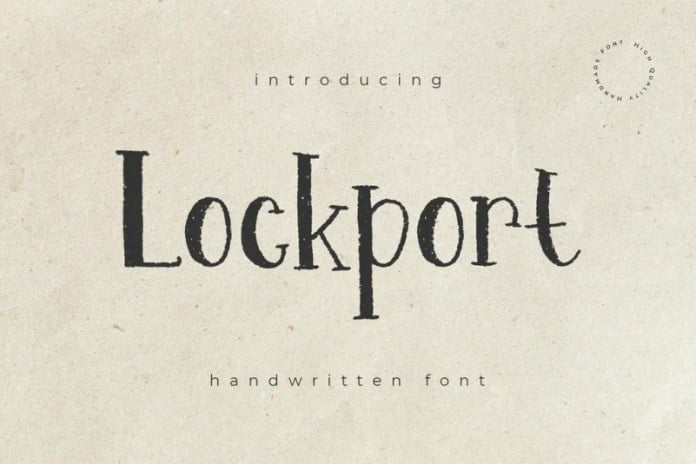 Lockport - Handwritten Font