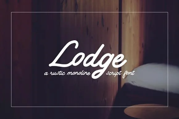 Lodge Script Rustic & Clean