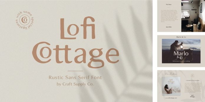 Lofi Cottage - Rustic Sans Serif Font