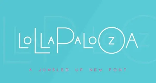 Lollapalooza trio Font