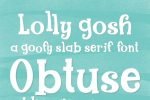 Lolly Gosh Font