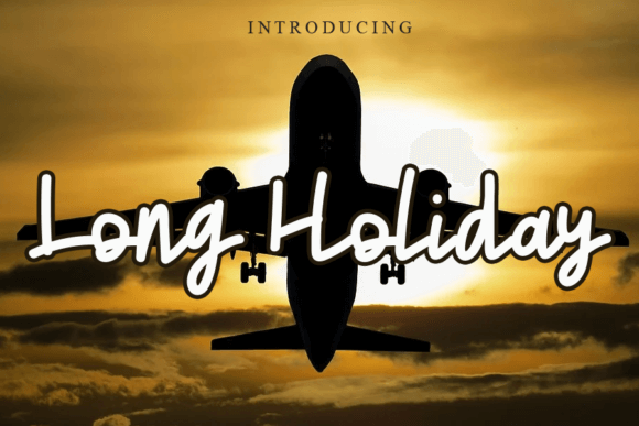 Long Holiday Font