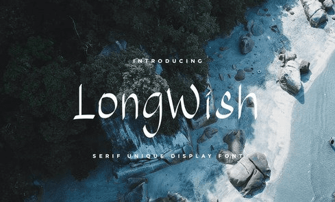 Long Wish YP Display Font