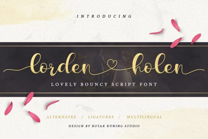 Lorden Holen Lovely Script
