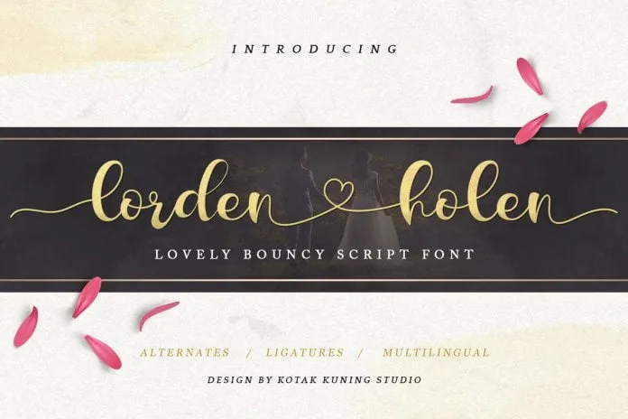 Lorden Holen Lovely Script