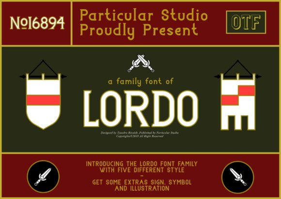 Lordo Family Font