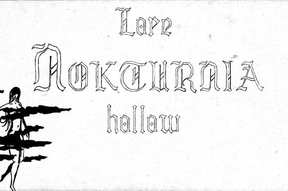 Lore Nokturnia Hollow Font
