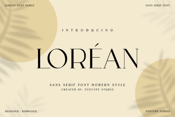 Lorean Font