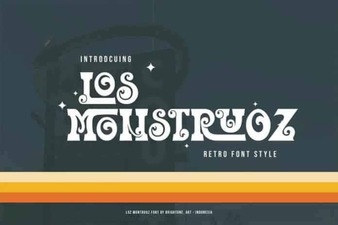 Los Monstruoz - Psychedelic Style Font