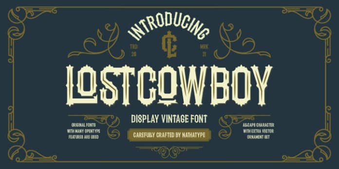 Lostcowboy Font