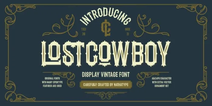 Lostcowboy Font