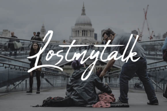 Lostmytalk Font