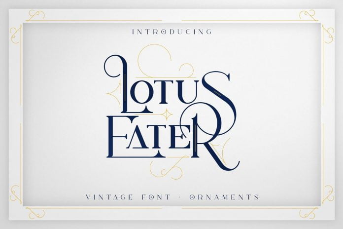 Lotus Eater - Vintage Font