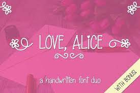 Love Alice Font