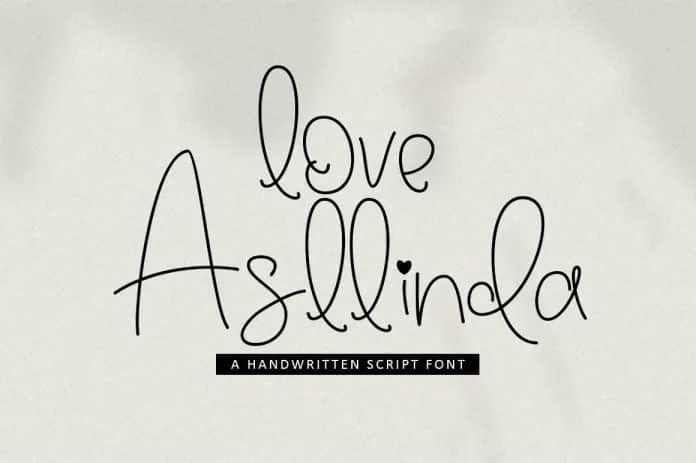 Love Asllinda Font