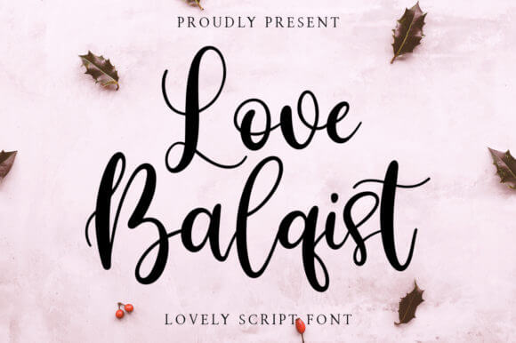 Love Balqist Font