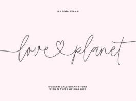 Love Planet Font