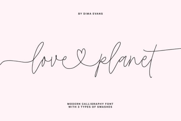 Love Planet Font