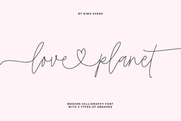 Love Planet Font