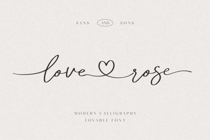 Love Rose Font