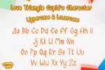 Love Triangle Cupid Font