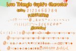 Love Triangle Cupid Font