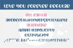 Love You Forever Font