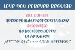 Love You Forever Font