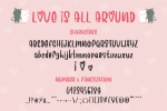 Love is All Around Font