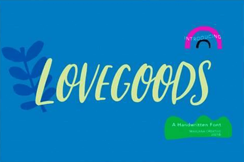 Lovegoods Font