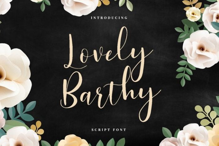Lovely Barthy Font