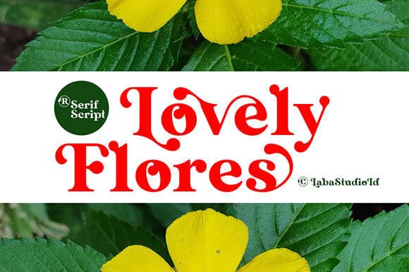 Lovely Flores Font