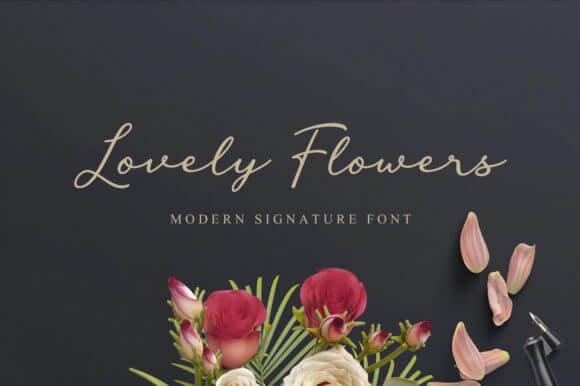 Lovely Flowers Font