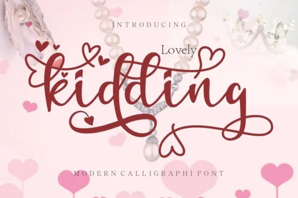 Lovely Kidding Font