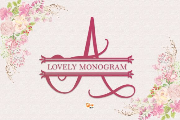 Lovely Monogram Font