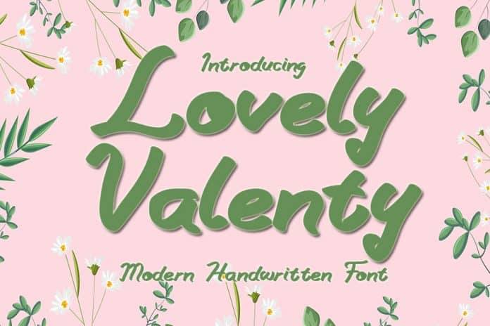 Lovely Valenty Script Font