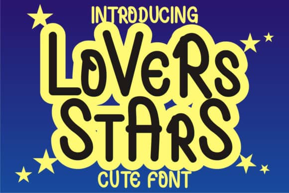 Lovers Stars Display Font