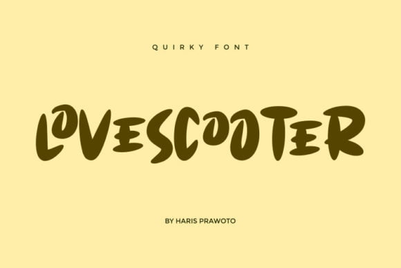 Lovescooter Font