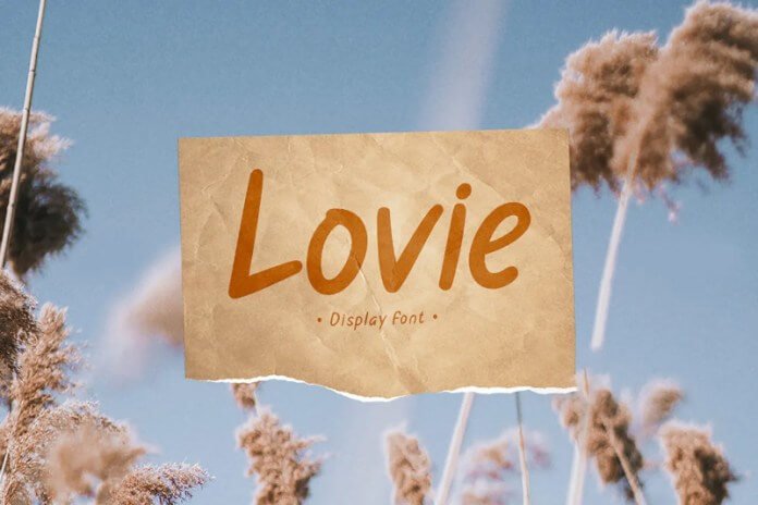 Lovie - Display Font
