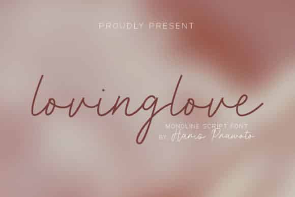 Lovinglove Font Lovinglove Font