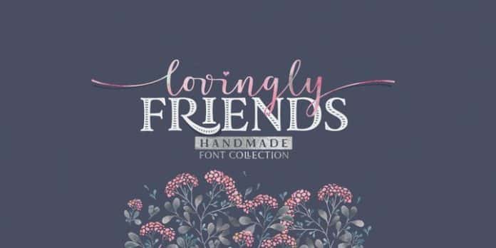 Lovingly Friends Fonts Family