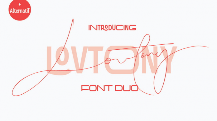 Lovtony Font Duo