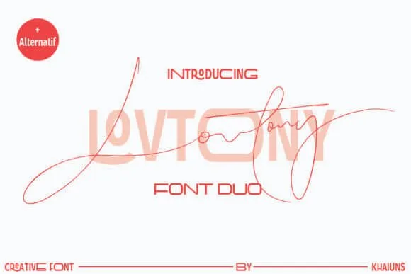 Lovtony Font