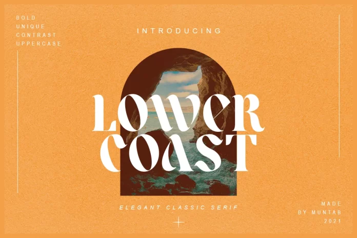 Lower Coast - Serif Display Font