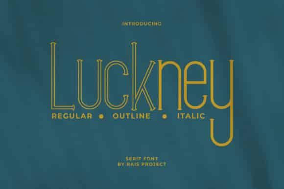 Luckney Font