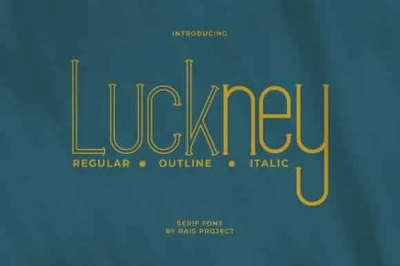 Luckney Font